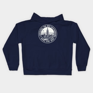 I Survived The Nyc Earthquake /// Vintage New York Design Kids Hoodie